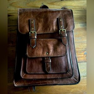 Fossil Leather backpack